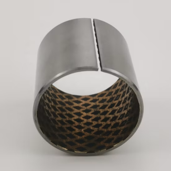 Boccole bimetalliche in bronzo con supporto in acciaio e inserto in grafite e boccole ad olio diamantato