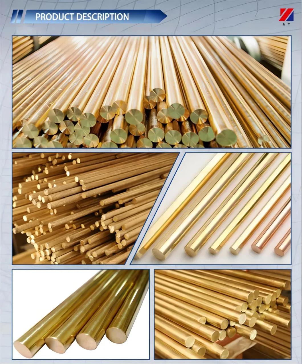 Hollow Bars C62400 Aluminum Bronze Brass Rod Round Is Alloy Industrial as Request Clients` Requirement