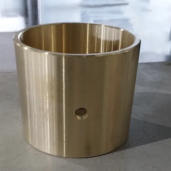 Boccola personalizzata in ottone/bronzo/rame mediante fusione centrifuga con grafite